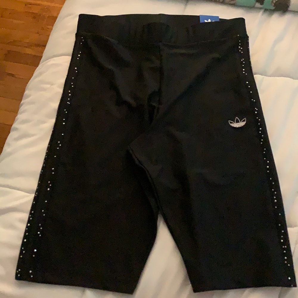 ADIDAS Bike Shorts with Gems